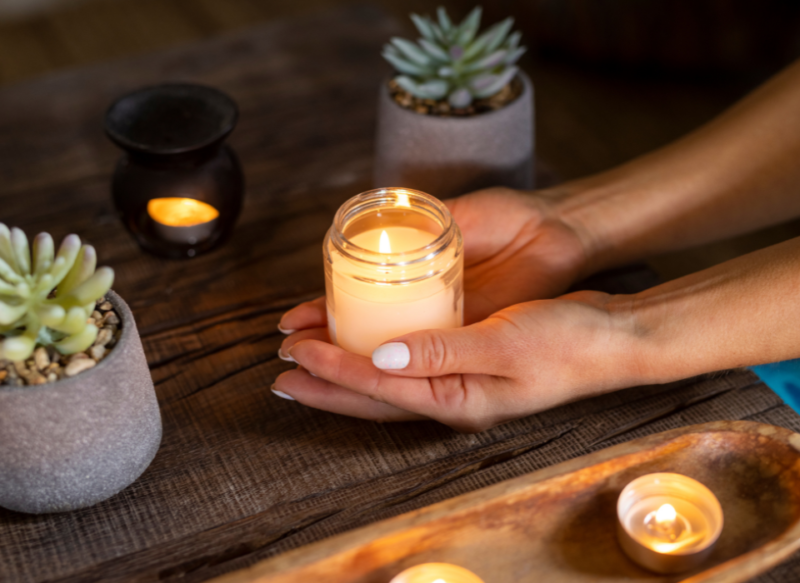 Serenity Bliss Aromatherapy Candle - Image 4